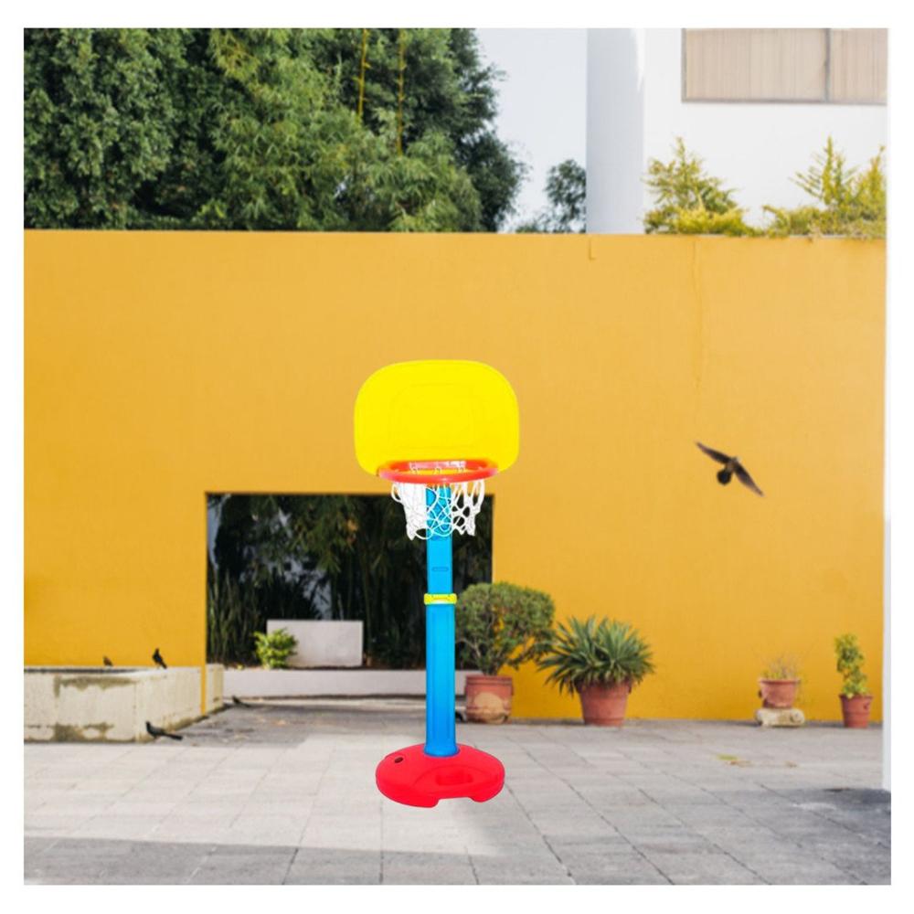 Tablero de Baloncesto Grande 80cmx70cmx230cm con Altura Ajustable Y+Papel Regalo