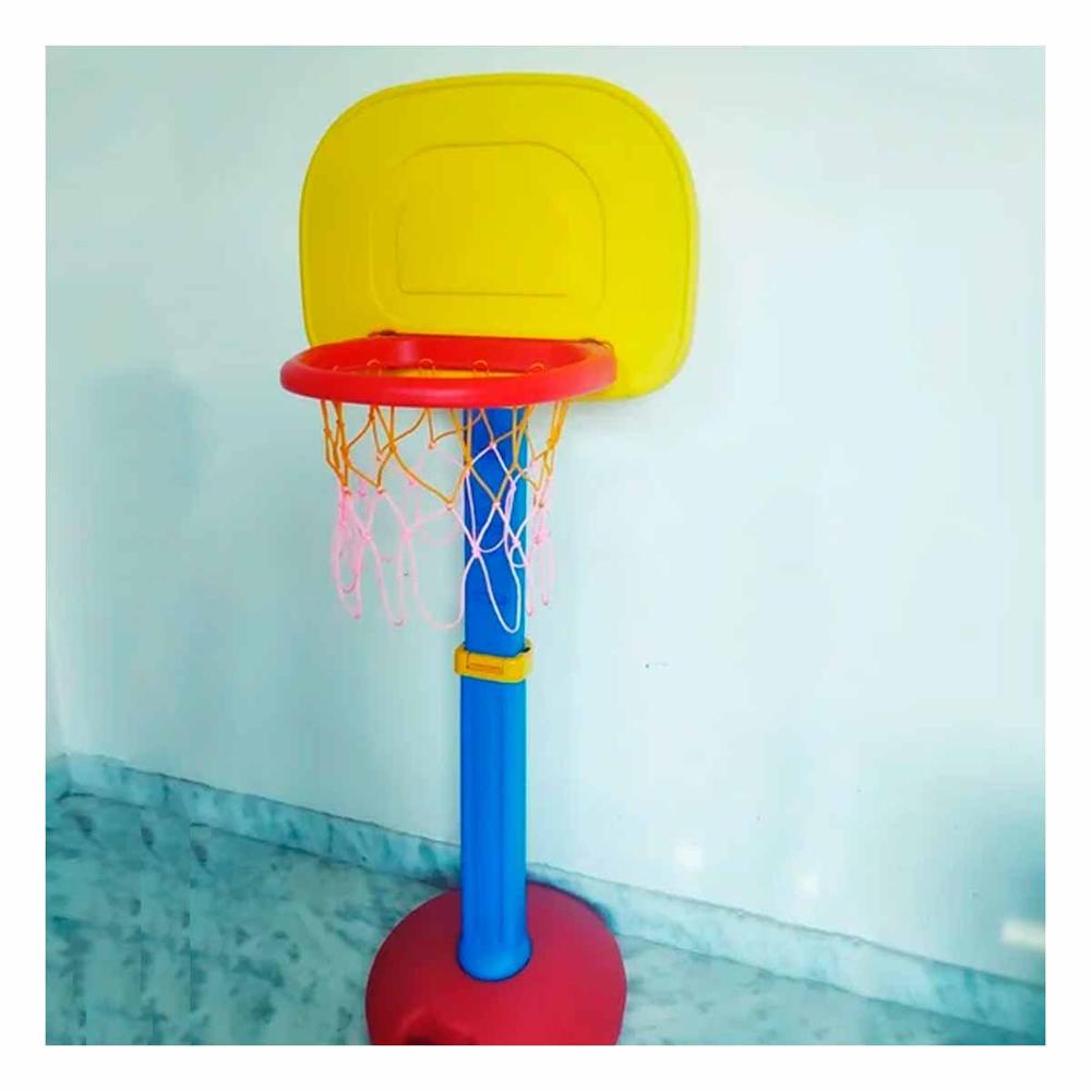 Tablero de Baloncesto Mediano 80cmx70cmx150cm con Altura Ajustable Y+Papel Regalo