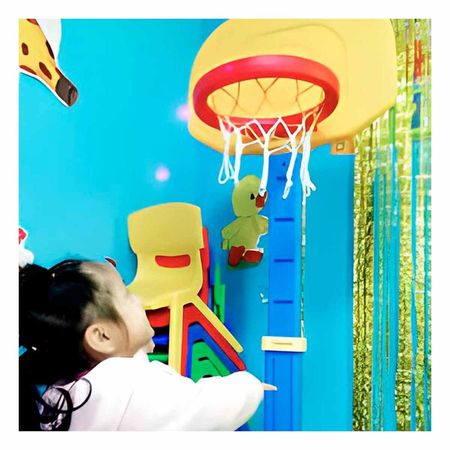 Tablero de Baloncesto Mediano 80cmx70cmx150cm para Diversion Activa en su Vivienda