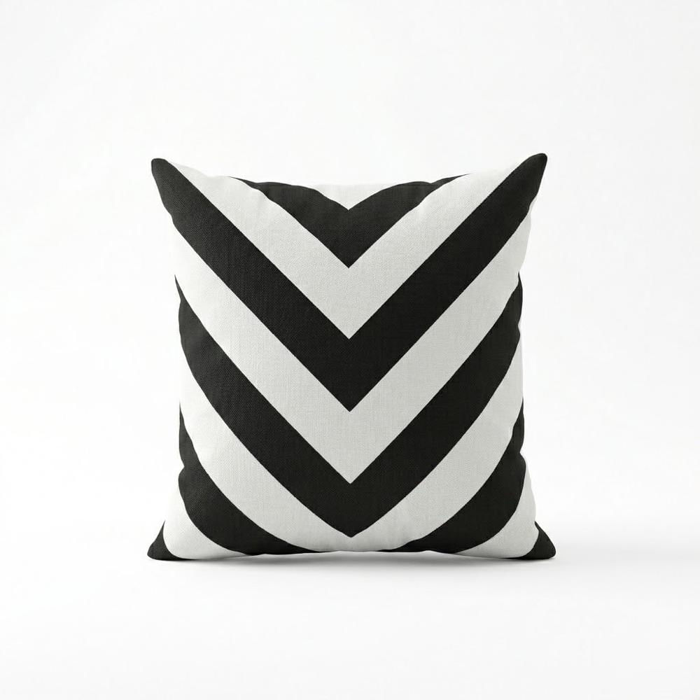 Cojin Minimalista Triangulos Abstracto 40x40 Cm