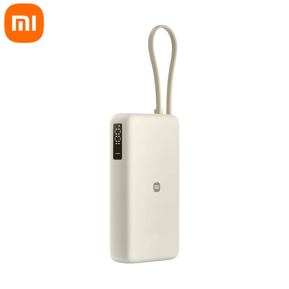 Xiaomi Power Bank 20000mah 67W Beige para celular y laptop