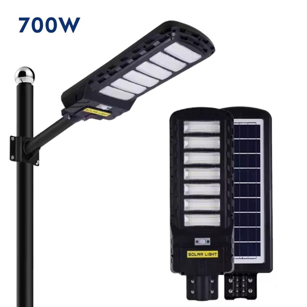 Lámpara con Panel Solar Reflector JORTAN de 700W Impermeable con  Control Remoto