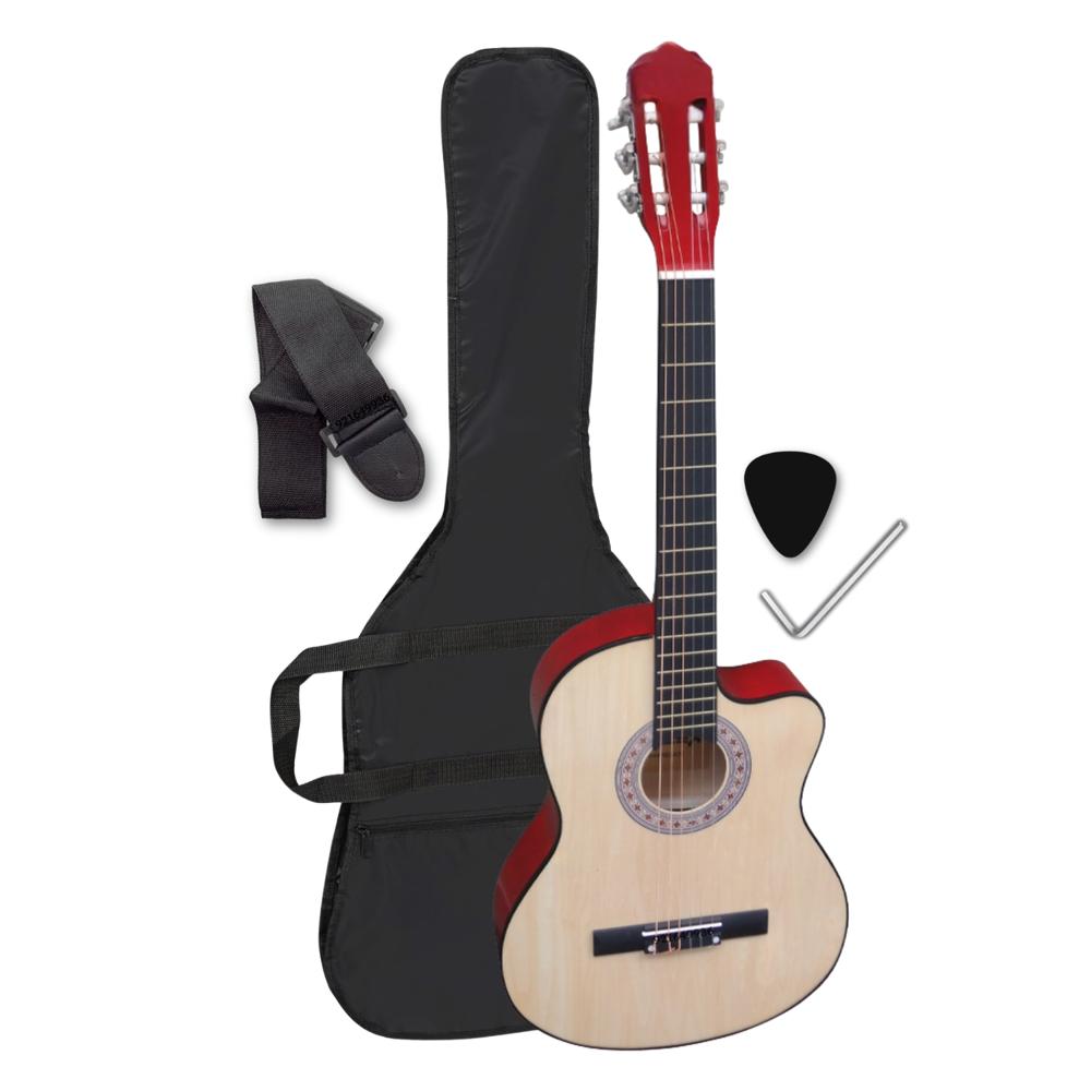 Guitarra Acústica Clásica estándar nylon color Natural