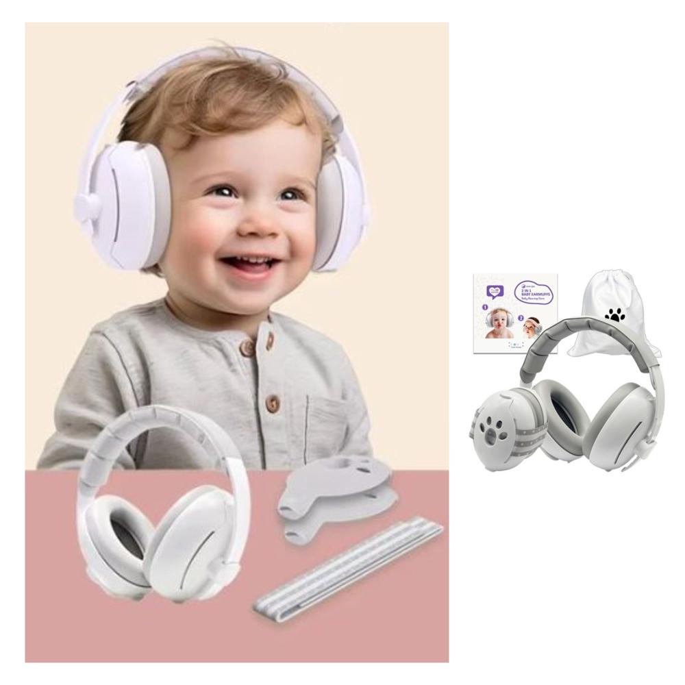 Orejeras Anti Ruido Infantil White