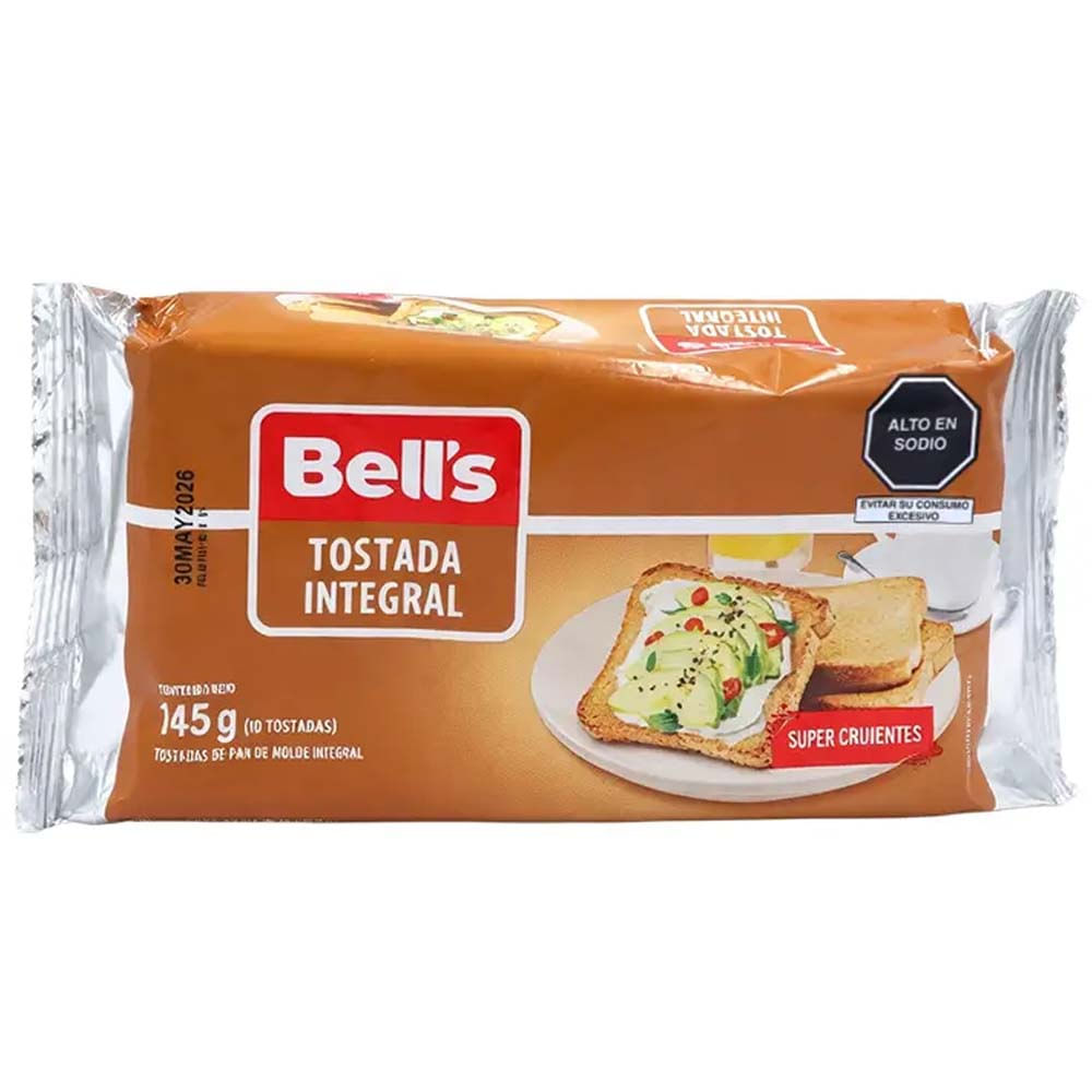Tostadas Integrales BELL'S Bolsa 10un