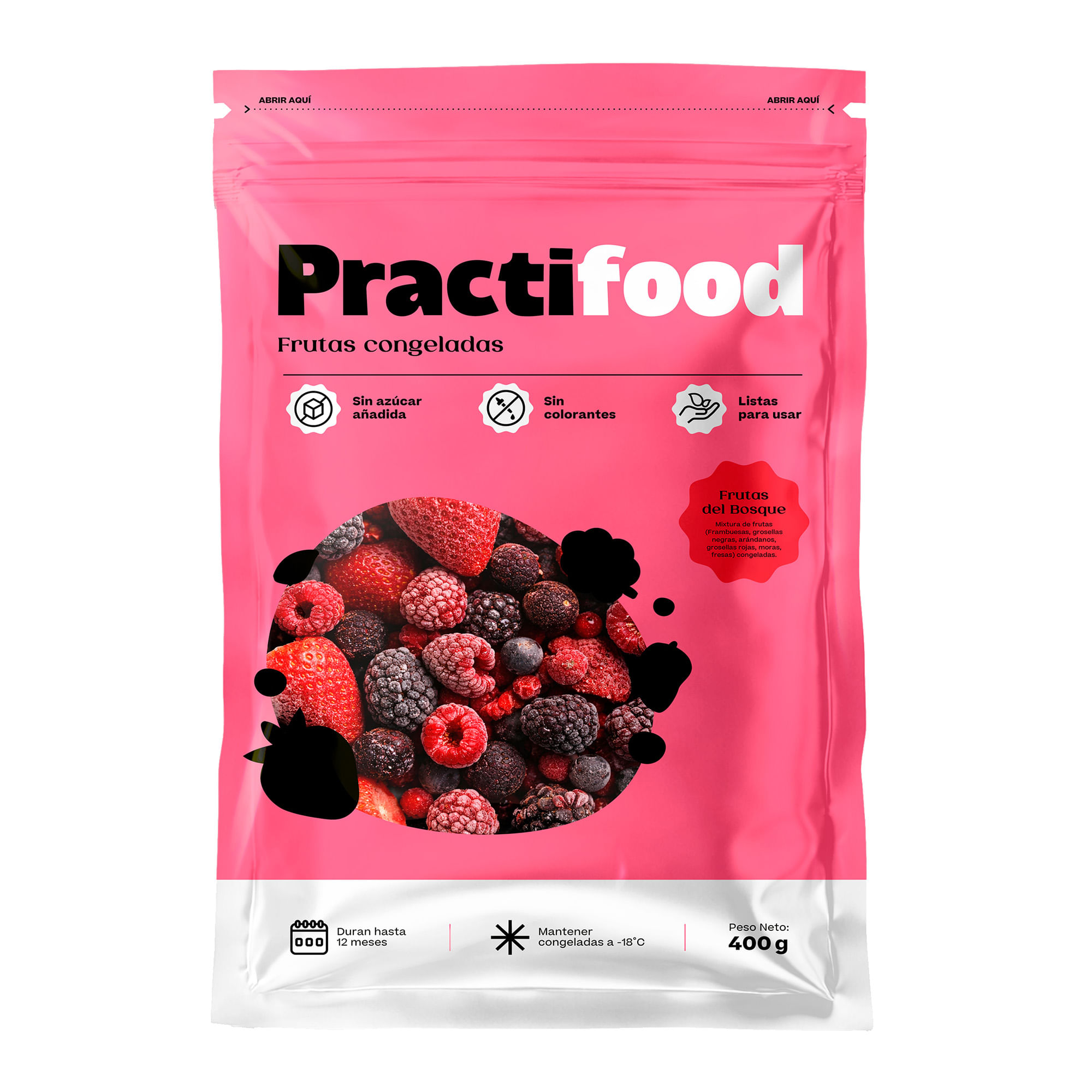 Frutos del Bosque PRACTIFOOD Bolsa 400g
