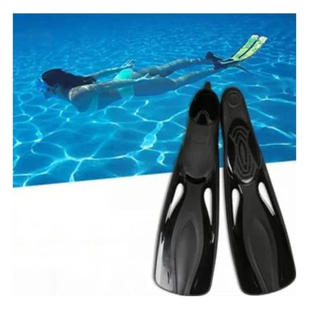Set de Buceo 3 Pcs Talla M con Aletas Lentes y Snorkel para Uso Marino