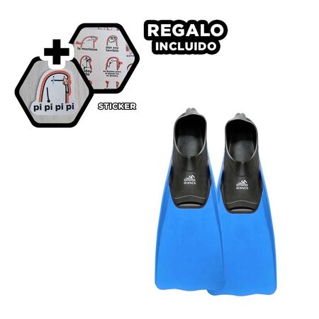 Pack2 Set de Buceo Basico para Ninos con Diseno Azul Verde