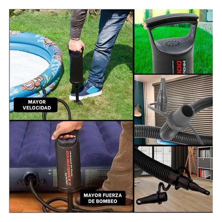Bomba de Mano Eficaz 12 Pulgadas para Inflar Globos y Juguetes con Uso Seguro Y+Post It