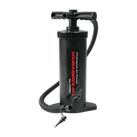 Compresor de Mano 15 Pulgadas con Aguja para Balones y Flotadores Color Negro Y+Papel Regalo