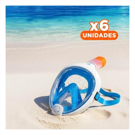 Pack6 Elemento Acuatico de Buceo Azul para Exploracion Marina Y+Regalo Sticker