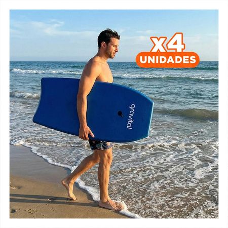 Pack4 Producto Surf Para Olas en Playa Azul con Superficie Suave y Alta Durabilidad