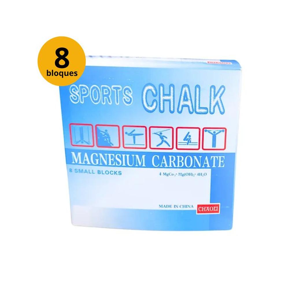 BLOQUE MAGNESIO 60gr CROSSFIT CALISTENIA GIMNASIA CAJA X 8UN