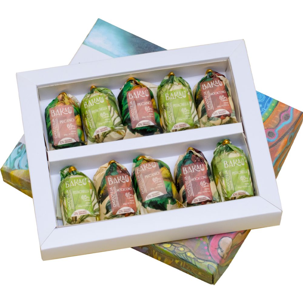 Caja de Chocotejas Zero Azúcar x 10 x 20g