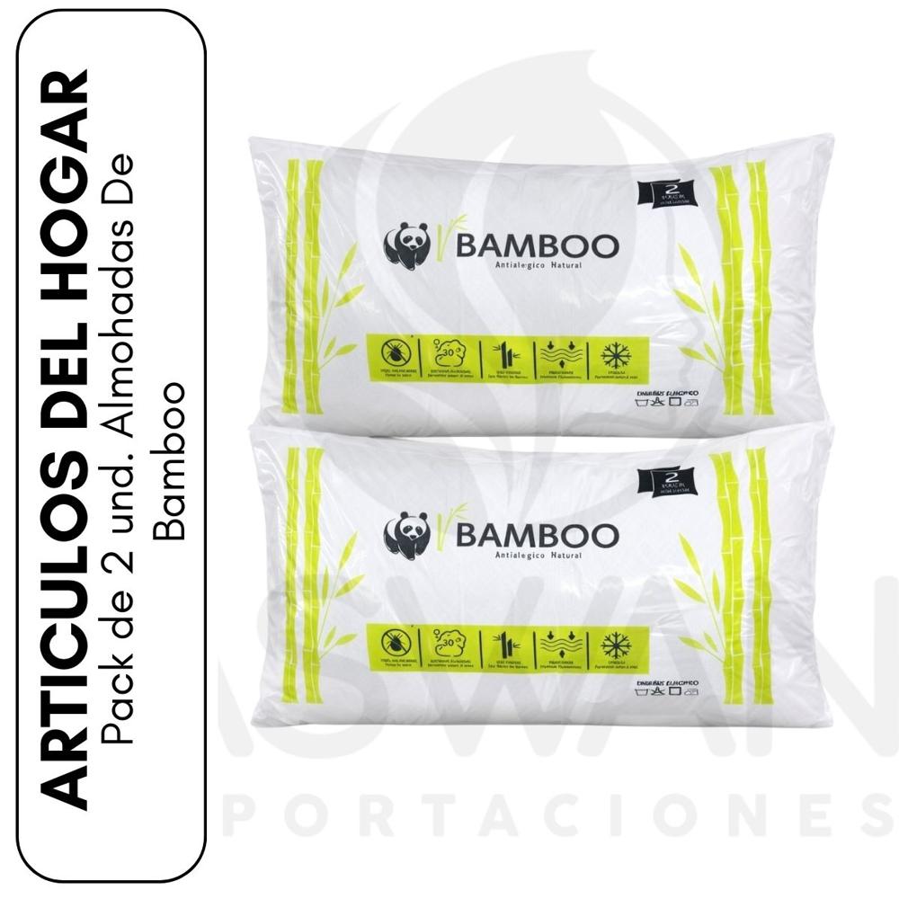 Pack de 2 und. Almohadas De Bamboo