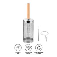 Cesto Parrillero de Acero inox BGB-066 Talla L