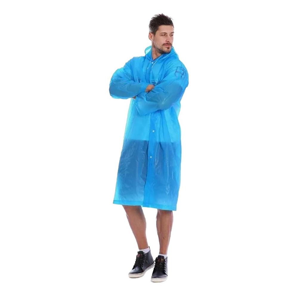 Pack6 Impermeable Unisex para Clima Cambiante con Diseno Celeste Y+Regalo Sticker
