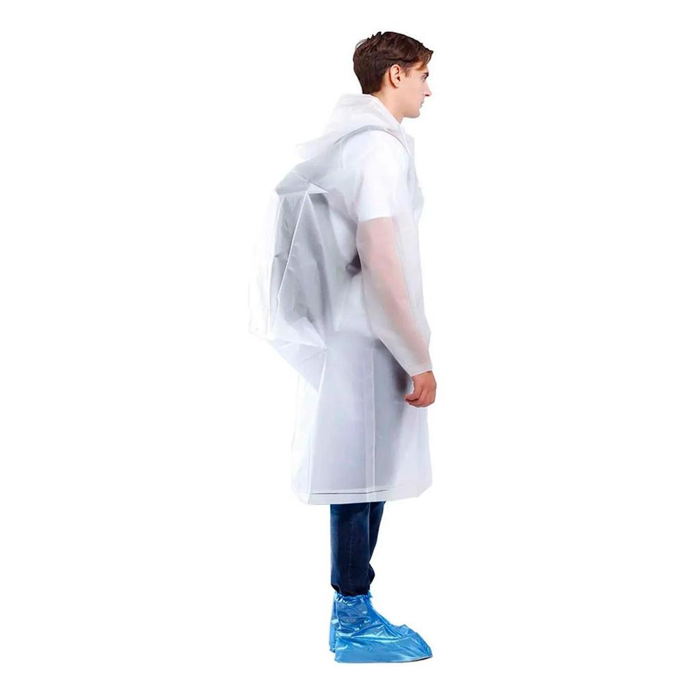 Capa Protectora para Clima Lluvioso con Estilo Unisex y Color Blanco Neutro Y+Papel Regalo