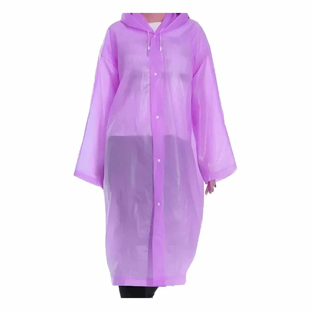 Capa Protectora para Clima Lluvioso con Estilo Unisex en Color Morado Y+Papel Regalo