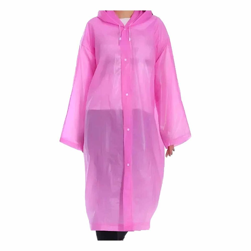 Capa Protectora para Clima Lluvioso con Estilo Unisex en Color Rosado Y+Papel Regalo