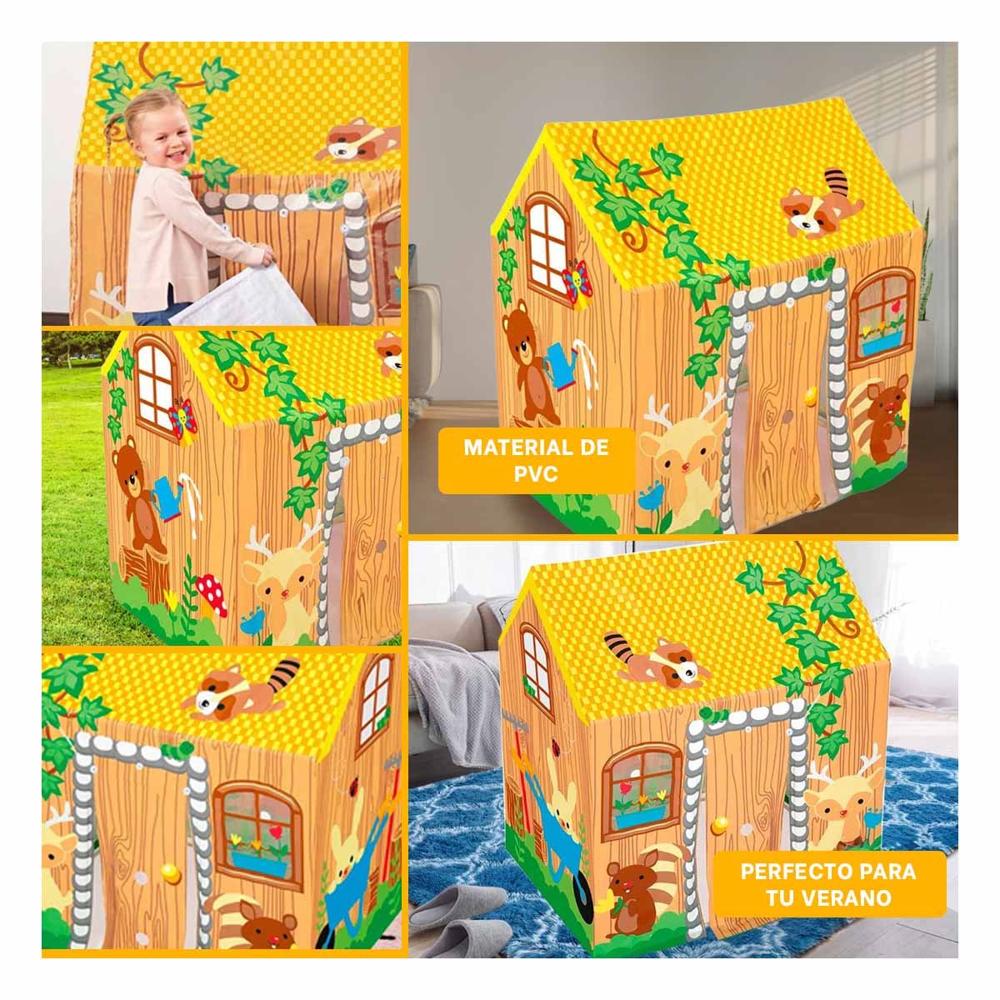Casa de Juego Infantil con Actividades y Entretenimiento 102 x 76 x 114cm Y+Post It