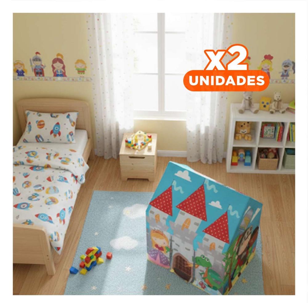 Pack2 Vivienda de Tela para Niños con Ganas de Vivir sus Cuentos