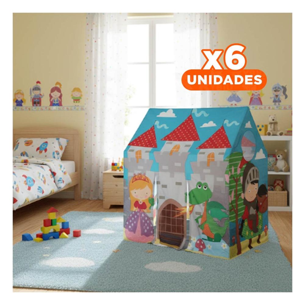 Pack6 Castillo de Estetica Infantil para un Ambiente de Magia Real Y+Papel Regalo