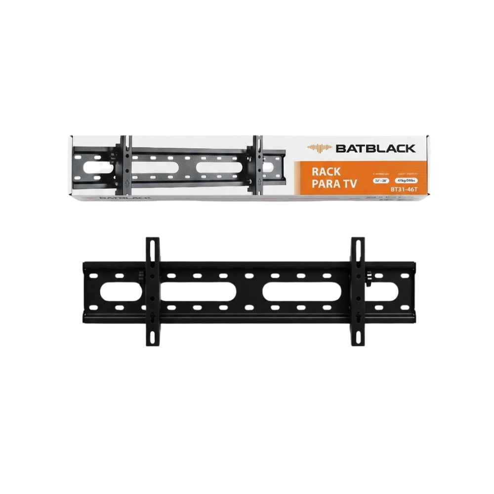 Rack fijo para TV Bat Black  Led 37-80 - BT31-46T