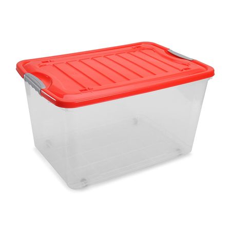 Caja organizadora Movil Suprema #50 37.5L Reyplast - con Tapa Color Aleatorio