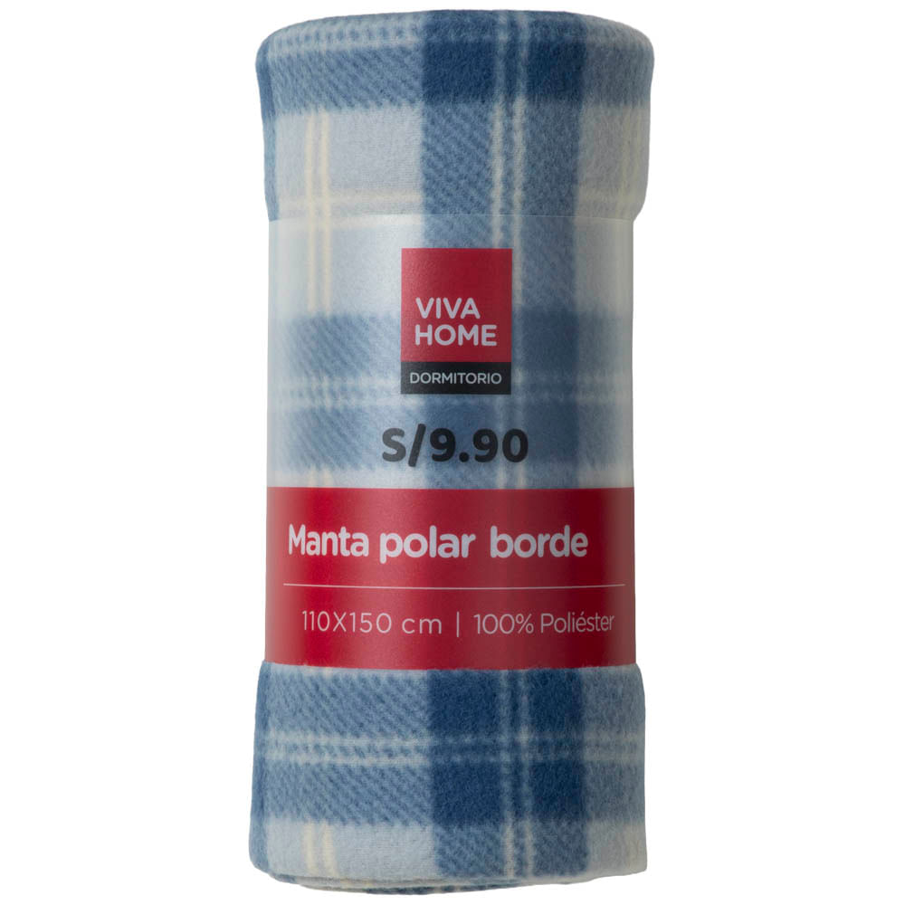 Manta Polar con Borde VIVA HOME (Modelos Aleatorios)