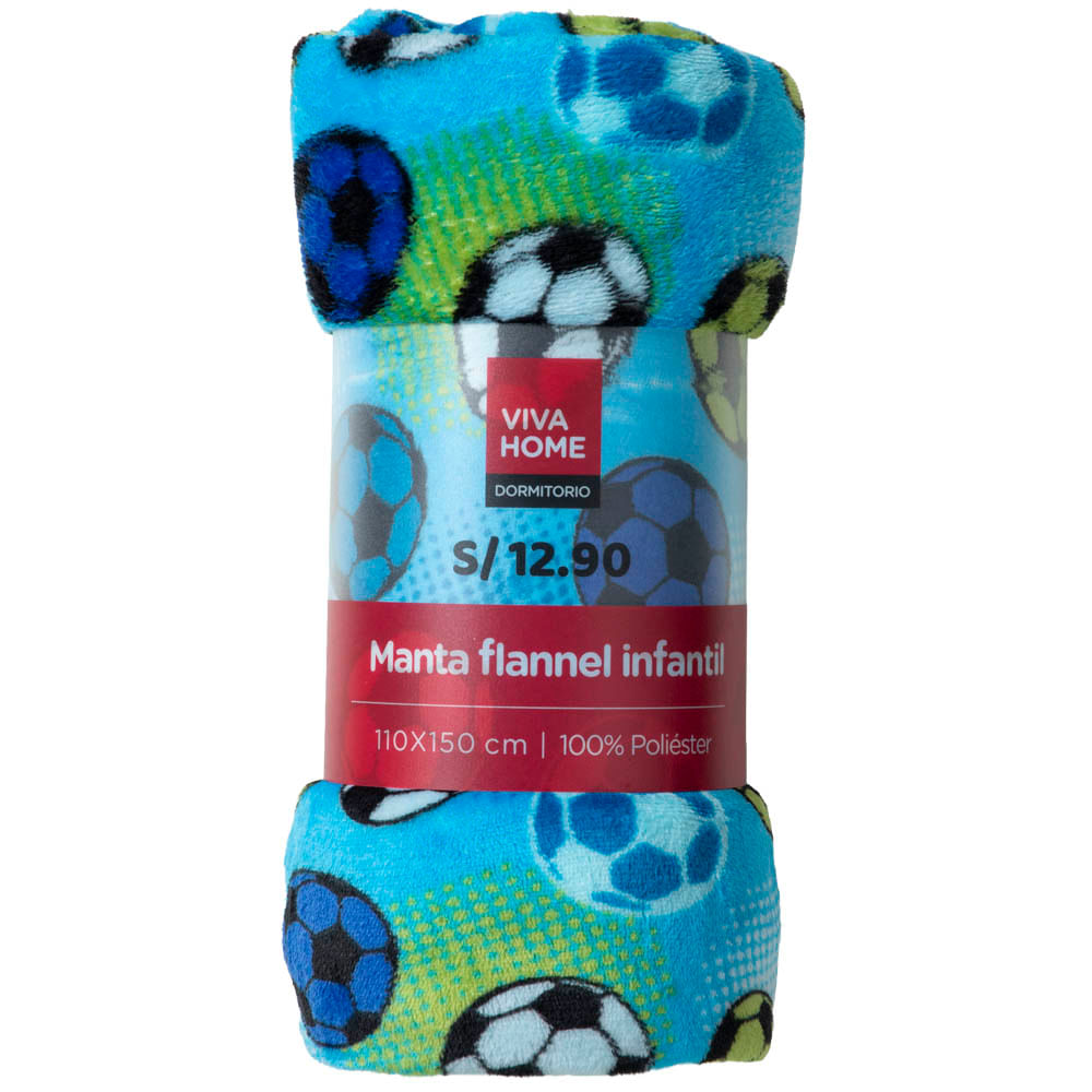 Manta Flannel Infantil Boy VIVA HOME (Modelos Aleatorios)