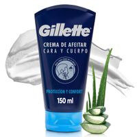Crema para Afeitar Cara y Cuerpo GILLETTE Corporal Frasco 150ml