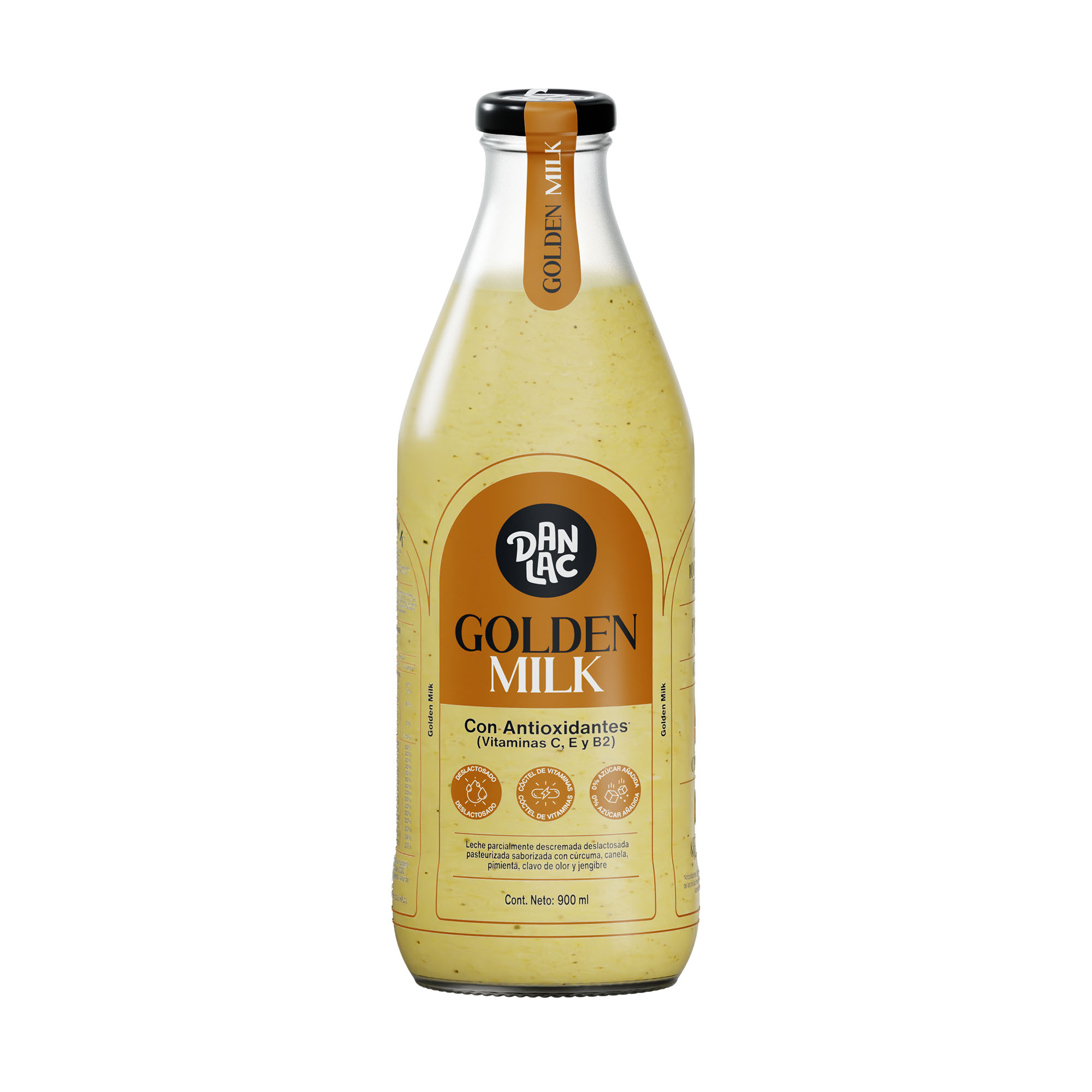 Leche Evaporada DANLAC Golden Milk Botella 900ml