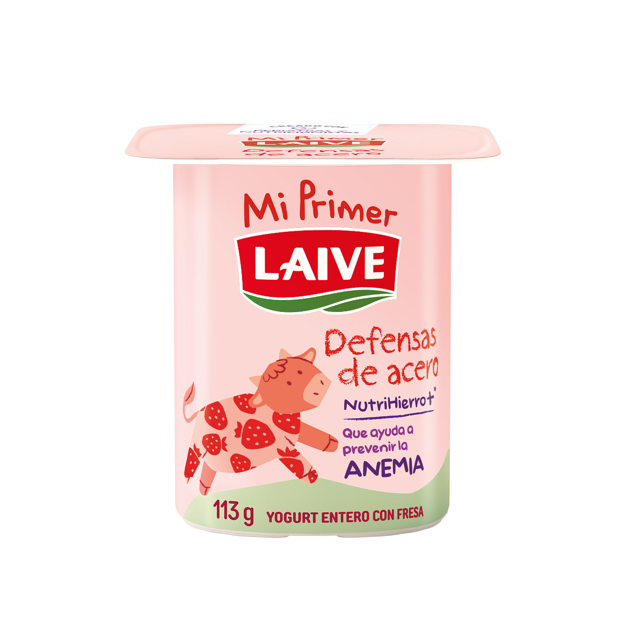Yogurt Entero LAIVE Mi Primer Fresa Vaso 113g
