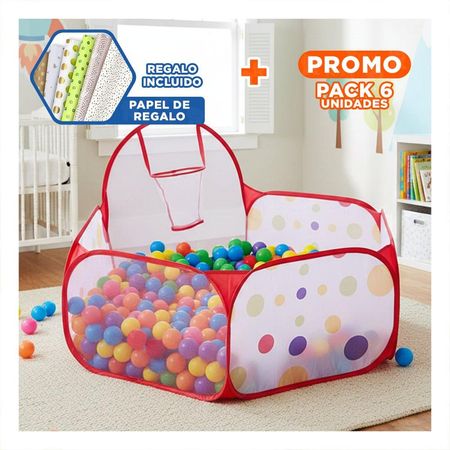 Pack6 Sector de Pelotas para Hogar y Casa con Estilo Festivo y Uso Diario Y+Papel Regalo