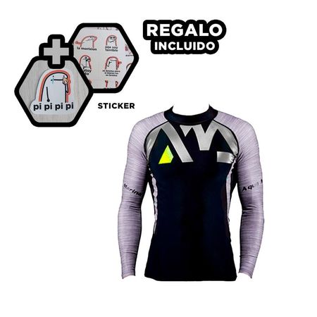 Playera Elastica de Nailon para Hombre con Estilo Urbano y Uso Diario Y+Regalo Sticker