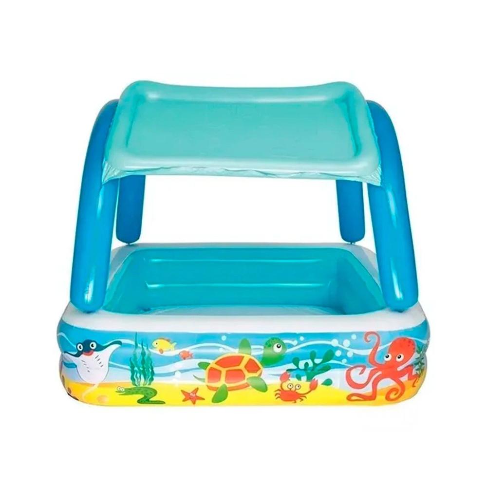 Piscina Canopy 147 x 147 x 122 CM con Cobertura Superior para Verano en Casa Y+Papel Regalo