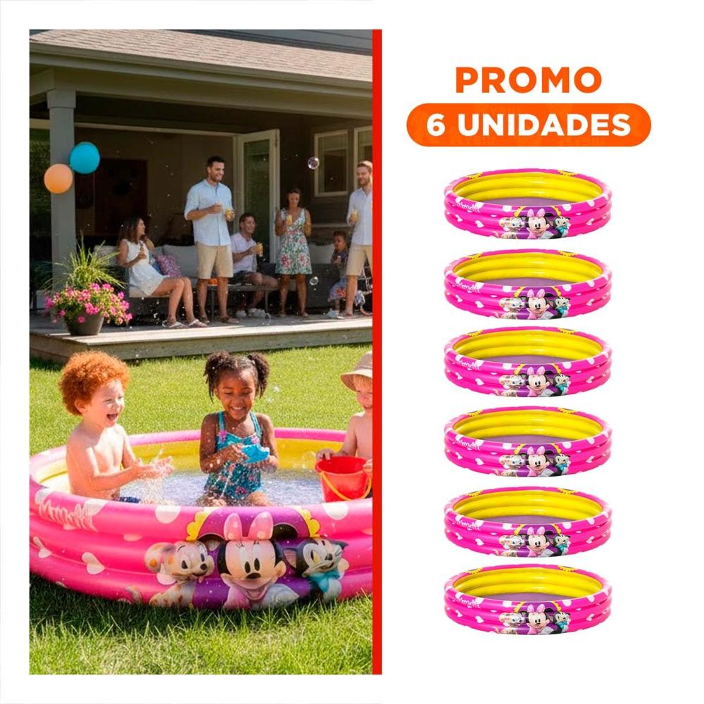 Pack6 Piscina para Menor Inflable con Actividades Acuaticas en Casa