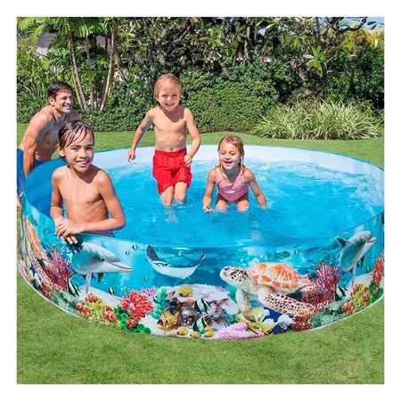 Piletin Inflable con Forma de Delfin para Jardin y Patio con Diseno Divertido Y+Ligas Regalo
