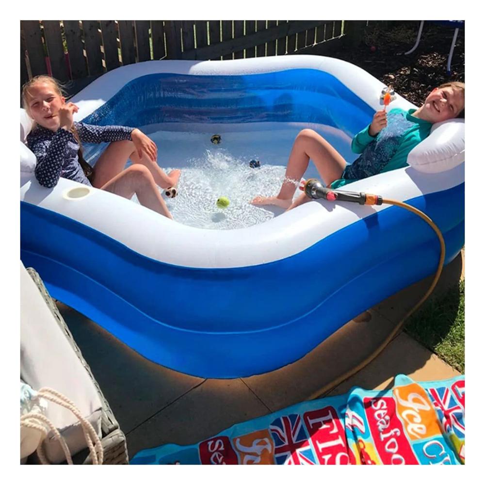 Alberca Familiar Infantil para Jardin y Hogar con Diseno Amplio y Seguro