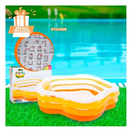 Estanque Hexagonal para Hogar y Jardin con Diseno Amplio y Facil Uso Y+Regalo Sticker