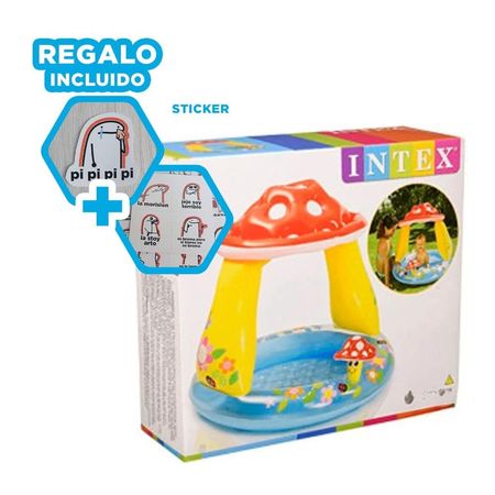 Tina Honguito Inflable para Casa Jardin y Momentos de Frescura en Verano Y+Regalo Sticker