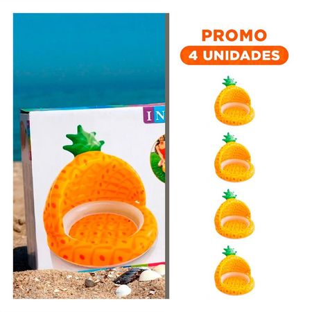 Pack4 Pileta Bebe Pina 1,02 X 94 Cm Inflable para Juegos Refrescantes en Casa Y+Regalo Sticker