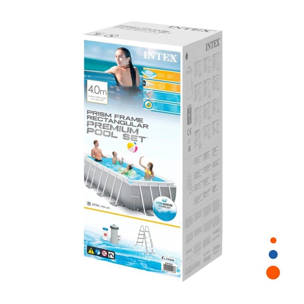 Piscina Exterior de Gran Capacidad para Diversion en Verano Y+Regalo Sticker