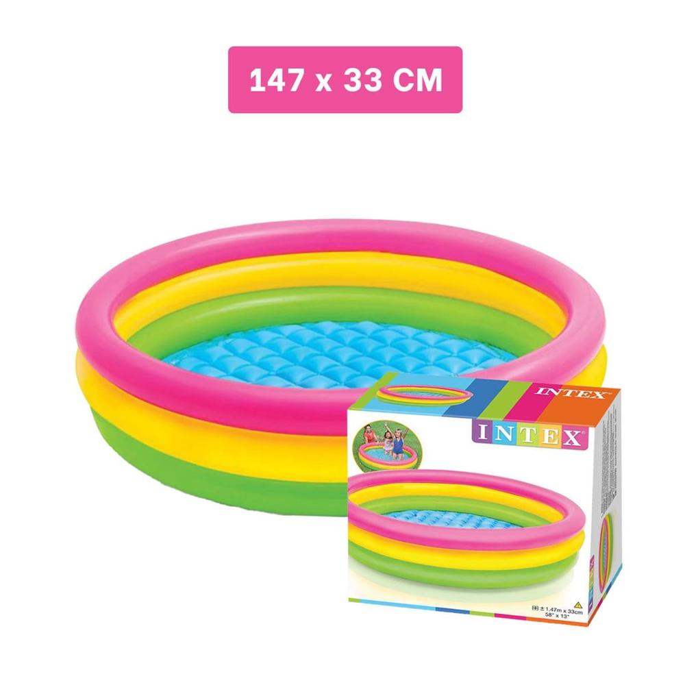 Area de Juegos Arcoiris Inflable Infantil 147 x 33 cm para Hogar Y+Regalo Sticker