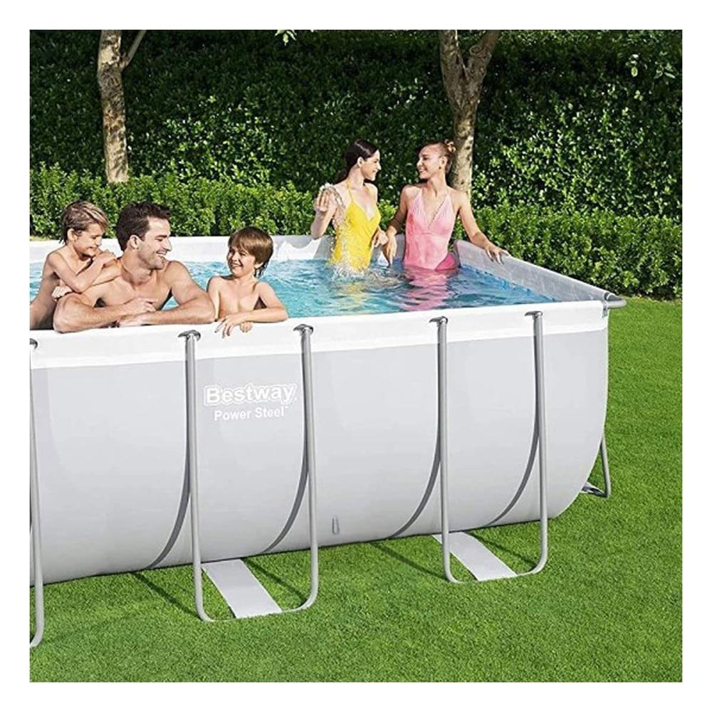 Alberca Rectangular Profunda para Uso Familiar en Jardin Y+Papel Regalo