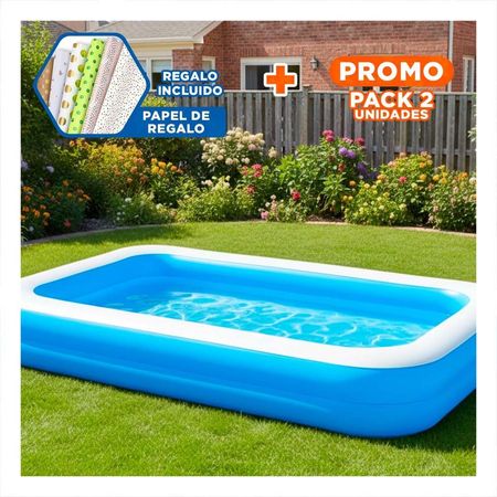 Pack2 Espacio Inflable para Casa y Exterior pensado para Verano y Relax en Hogar Y+Papel Regalo