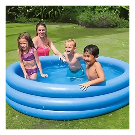 Piscina Azul  168x42cm de Tono Brillante para Diversion en su Vivienda