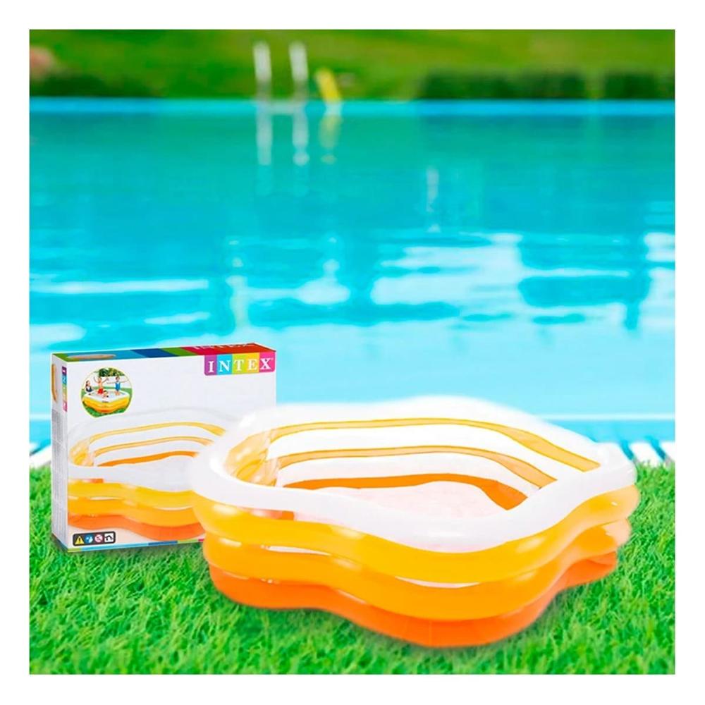 Piscina Hexagonal para Hogar y Exterior con Estilo Moderno y Espacio Comodo Y+Ligas Regalo