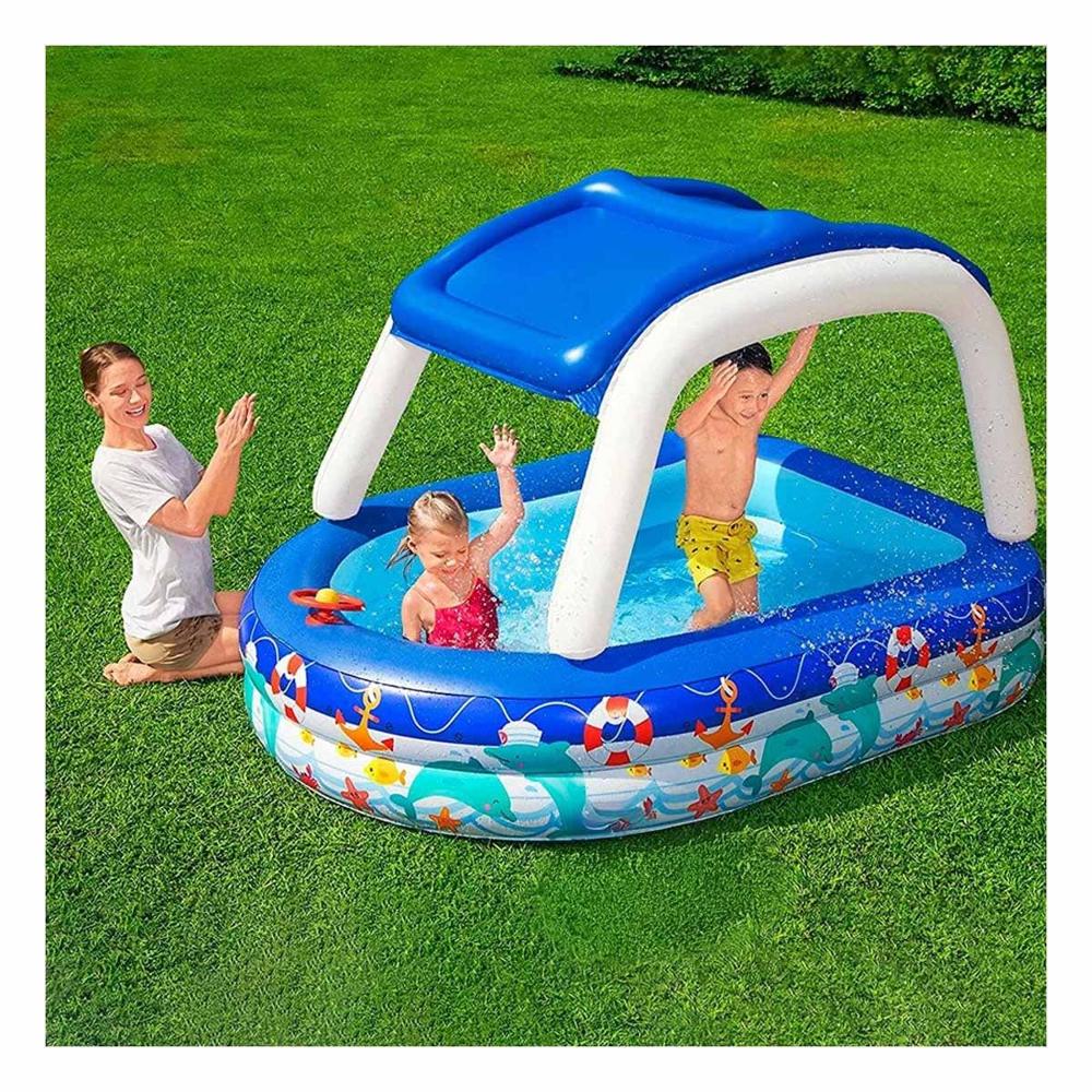 Alberca Familiar Estilo Marino para Casa y Jardin con Diseno Divertido